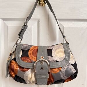 Vintage Coach Soho Flap Shoulder Bag